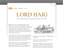 Tablet Screenshot of lordhaig.co.uk